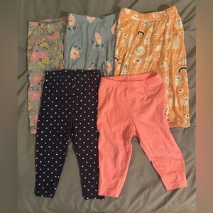 Great Condition! Set of 15 Girls Pants, 12 Months